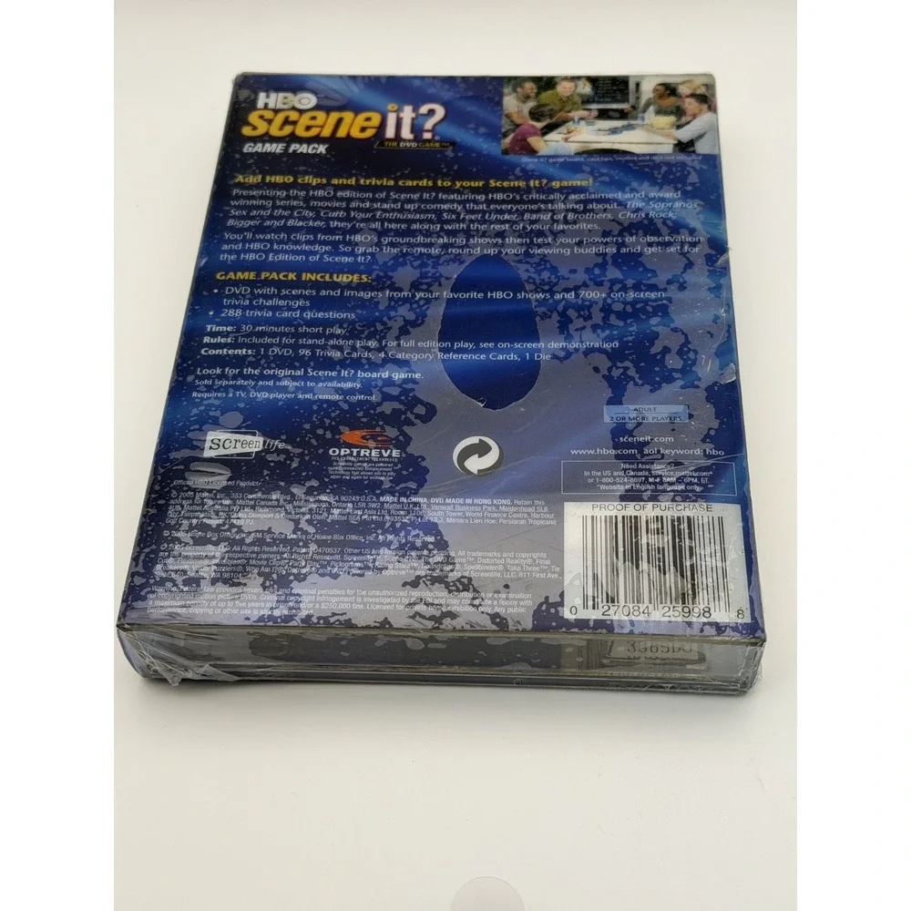 HBO Scene It THE DVD GAME PACK New & Sealed Trivia game
